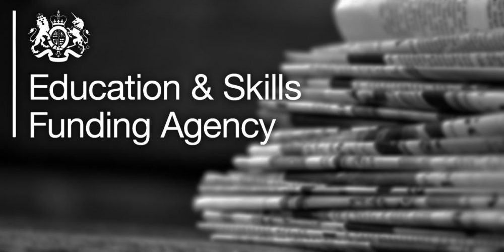 Education and Skills Funding Agency update