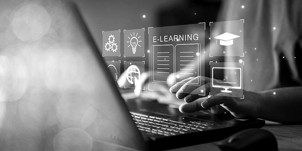 Completing the level 2 adult social care certificate on a computer